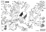 Bosch 3 600 HA4 404 Rotak 37 Li M Lawnmower 36 V / Eu Spare Parts